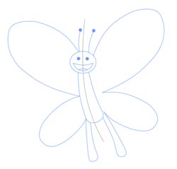  كيف نتعلم رسم الفراشة (شرح مصور) Attachment