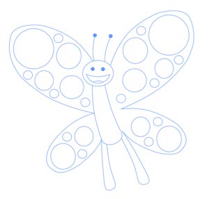  كيف نتعلم رسم الفراشة (شرح مصور) Attachment